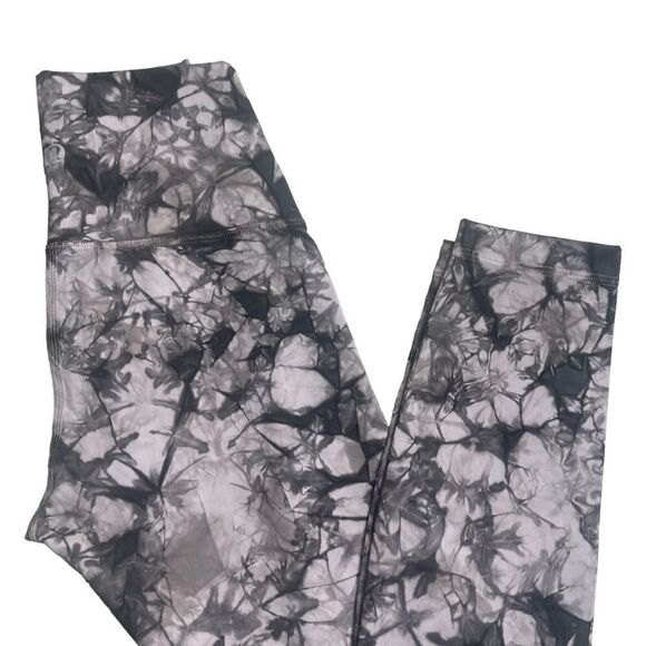 Lululemon Wunder Under Hi-Rise Tight 25" Shibori Iced Iris Moonwalk Size 2 Yoga - Picture 1 of 10